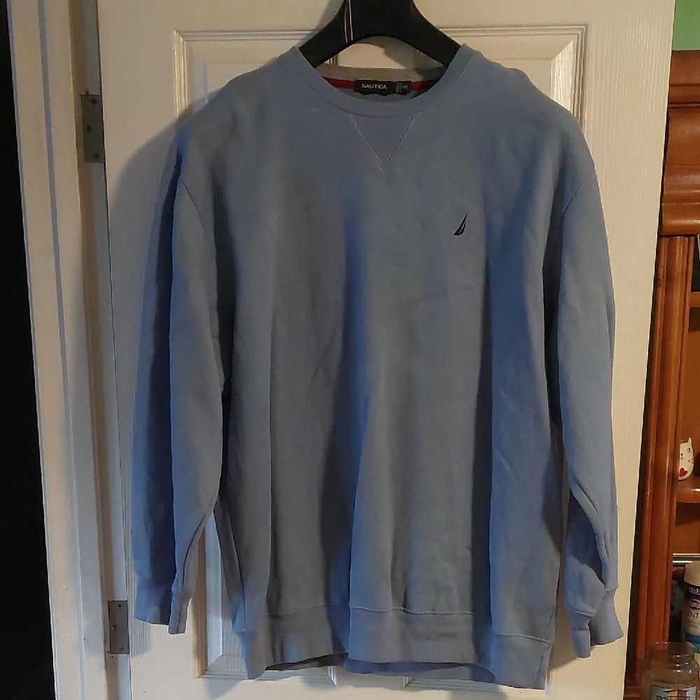 Nautica Men's Light Blue Crewneck Sweatshirt XXL